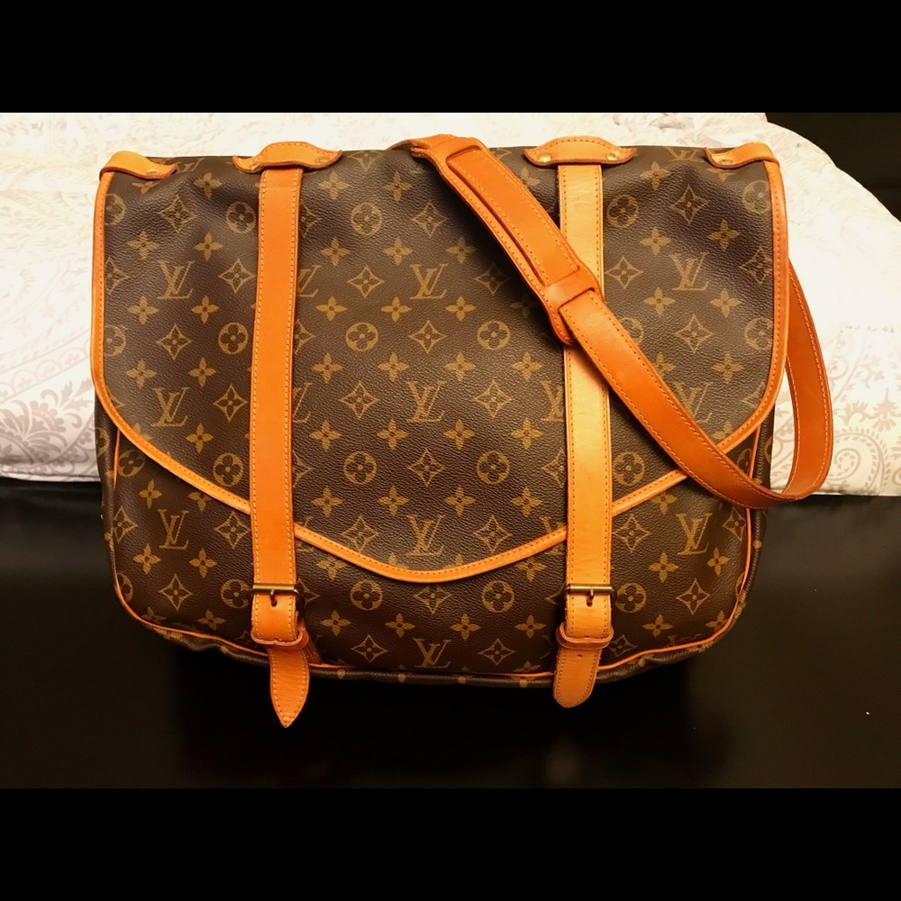 RARE Louis Vuitton Large Saddle Bag